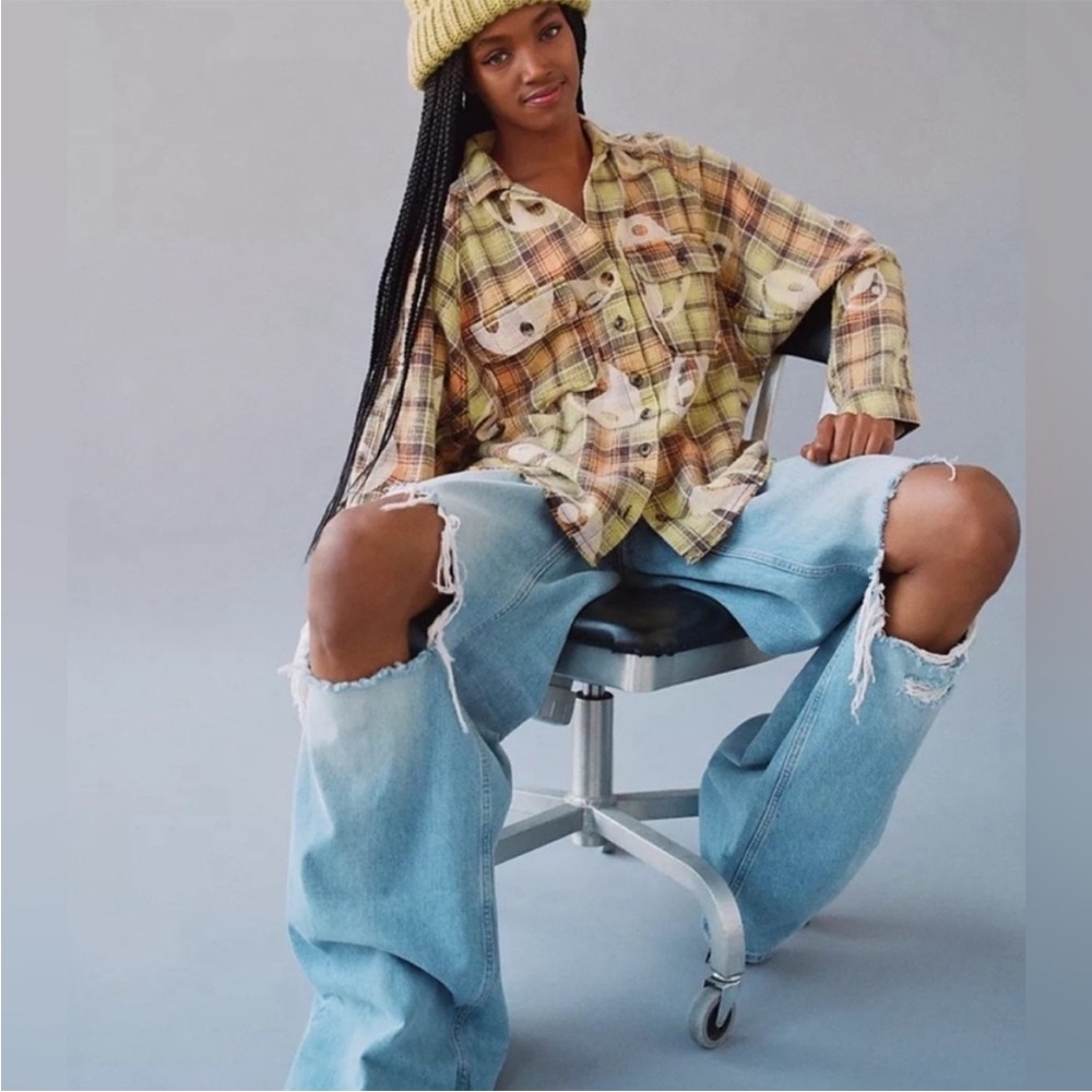 BDG Urban Outfitters Ying Yang Flannel Small